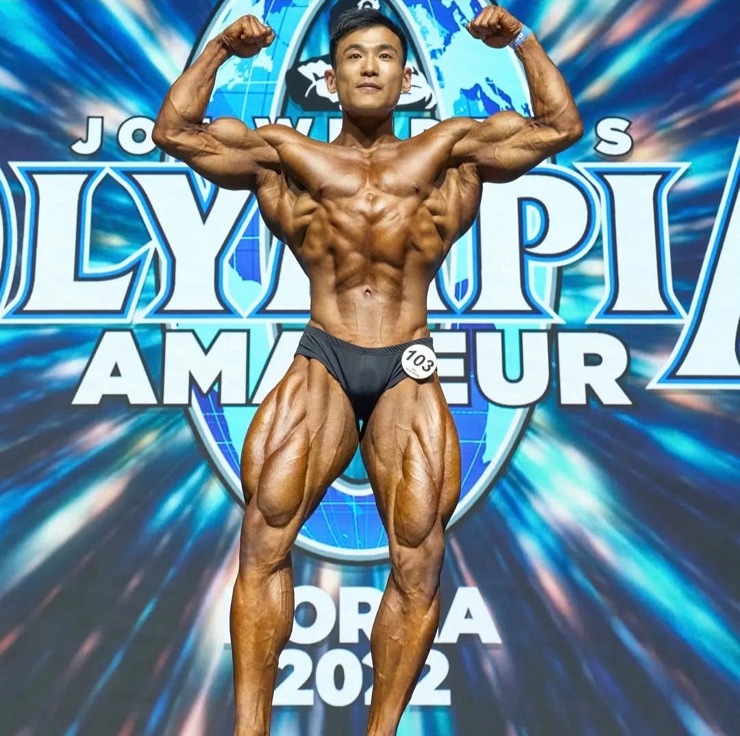 무대 위 문지헌 프로